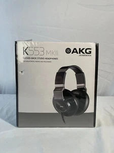 AKG by Harman K553 MKII Auriculares de Monitoreo de Estudio Cerrados con Cable Negros - Imagen 1 de 12