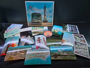 Vintage 1970 NASA Tours JFK Space Center TWA Tour Guide Booklet Tickets Lot - Picture 1 of 8