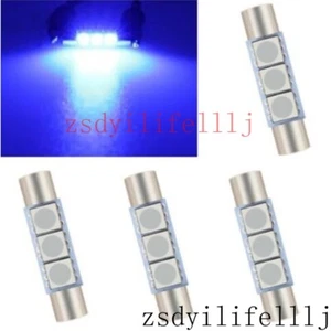 4x For Mazda CX-5 CX5 2013-2023 Front Left Right Sun Visor Blue Led Light Lamp - Picture 1 of 1