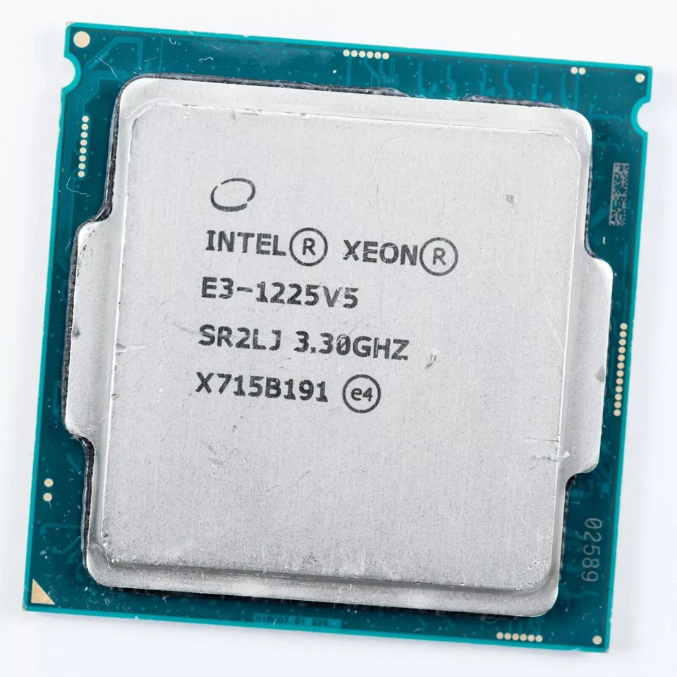 Intel Xeon E3-1225 v5 SR2LJ LGA1151 3.3GHz C232/C236 Quad Core Processor C236 - Image 1 of 1