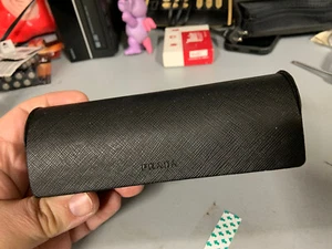 Prada Optical Case Eyeglass Black Hard Box Cloth Magnetic Original and Authentic - Picture 1 of 8