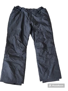 Rawik Storm Ski Pants Mens XXL 2XL Black Nylon Pro Internal Snow Cuffs Snowboard - Picture 1 of 13
