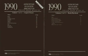 1990 Aerostar Bronco ll Ranger Shop Service Repair Manual Engine Electrical - Picture 1 of 1