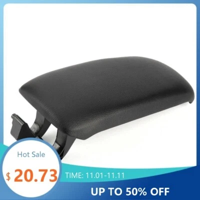 For Audi A3 8P 2003-2012 2011 Leather Center Console Armrest Lid Cover Black DS - image 1 of 4