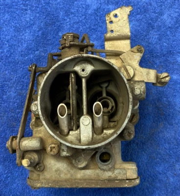 Vintage Hitachi Two Barrel Carburetor - Image 1 of 4