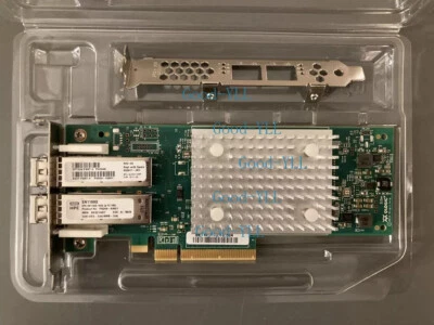 HPE P9D94A SN1100Q 16Gb 2P Dual Port FC HBA 853011-001 QLE2692-HP WITH SFP - Image 1 of 2