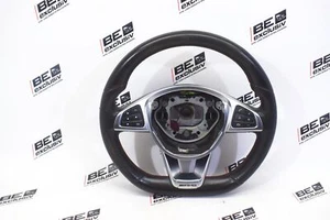 Mercedes CLA C117 AMG Volant En Cuir Multifonction Cuir A0004603303 - Picture 1 of 10