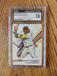 2024 Topps Pristine #82 Ronald Acuna Jr. CGC 10 GEM MINT - Picture 1 of 3
