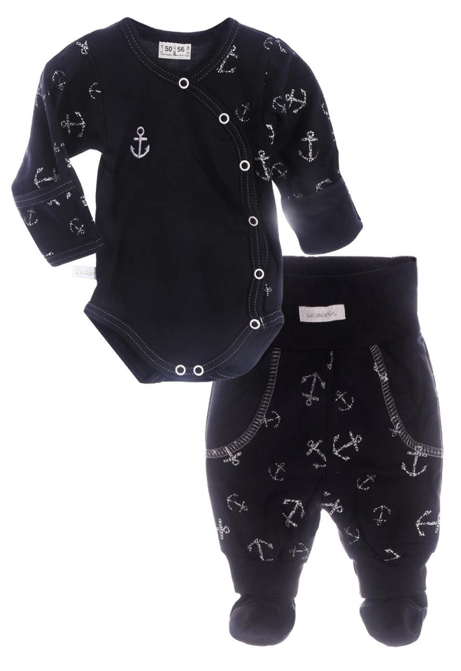 Bodysuit pants baby changing bodysuit with scratch protection set 50 56 62 68 74 80 86 92 98 - Image 1 of 1
