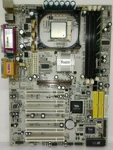 Motherboard Soltek SL-85ERV2 White Rare - Picture 1 of 9