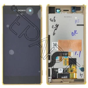 Genuine Sony Xperia M5 E5603 E5633 LCD & Touch Screen Gold 191HLY0006B-GCS - Picture 1 of 1