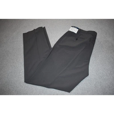 Nautica Dress Pants Mens Size 43 x 37 Gray Flat Front Rayon Polyester Blend NEW - Image 1 of 4