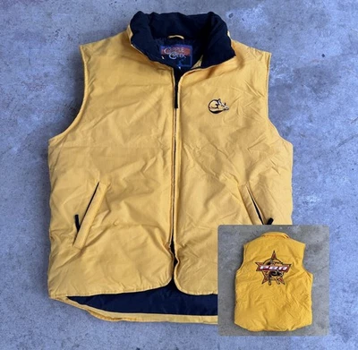 Chaleco acolchado profesional Cripple Creek Bull Riding Down para hombre M PBR (se adapta a grande) Foto 1 de 4