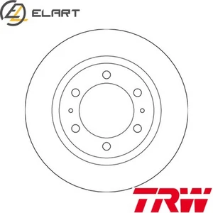 2x BRAKE DISC DF6817S FOR TOYOTA HILUX/VIII/Pickup 1GD-FTV 2.8L 4cyl - Picture 1 of 6