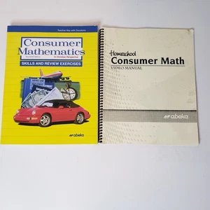 Abeka Consumer Mathematics: Skills Review Exercises Teacher Key + Video Manual - Picture 1 of 19