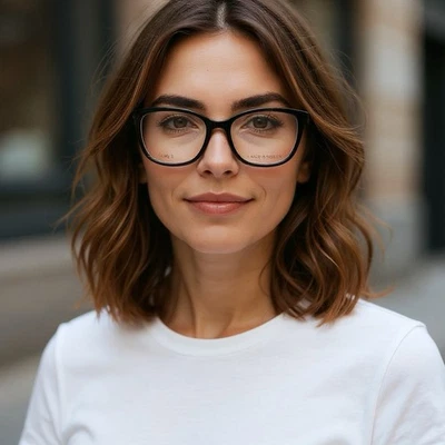 Anteojos multicolores malva oscuro Laura Ashley LIly 2 53[]16-135 AA15 Foto 1 de 4