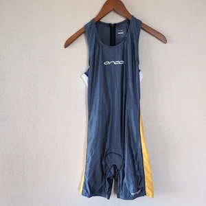 ORCA Triathlon Suit Womens Size 14 / Large Sleeveless One Piece Shorts Tri-Suit - Picture 1 of 14