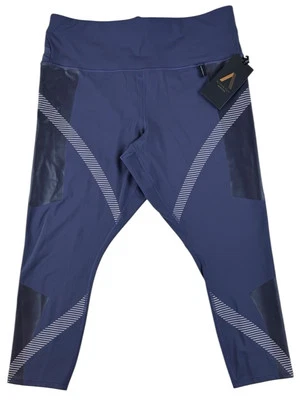 Medias Athleta X Allyson Felix Legend 7/8 Medieval Violeta Bolsillos Mujer 2X Nuevas con Etiquetas Foto 1 de 4