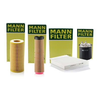 Kit de filtro de aceite de motor de combustible de cabina de aire Mann-Filter para Mercedes-Benz E320 Foto 1 de 2