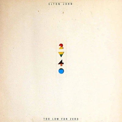 elton john too low for zero LP - Bild 1 von 4