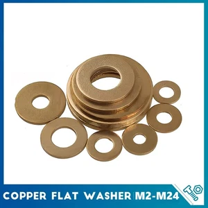 Penny Repair Washers Brass For Bolts & Screws M2 M2.5 M3 M4 M5 M6 M8 M10-M24 - Picture 1 of 85