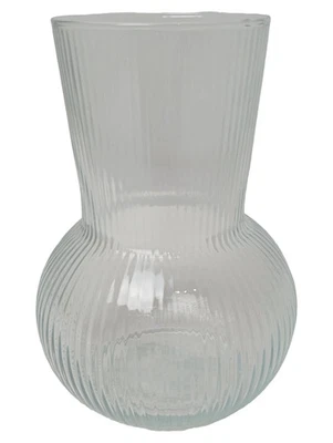 IKEA POLARVIDE Vaso Vetro Trasparente 17cm Tavolo - Immagine 1 di 3