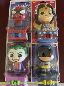 Funko Pop! Popsies Figure Lot Batman, Spider-Man, Wonder Woman & Joker NIB - Picture 1 of 5