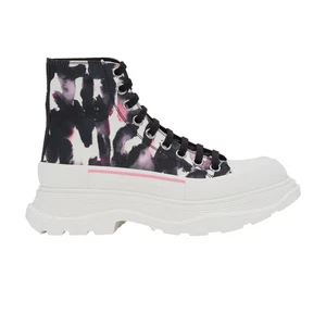 Botas Alexander McQueen Tread Slick acuarela graffiti para mujer 733051W4PM18893 - Imagen 1 de 4
