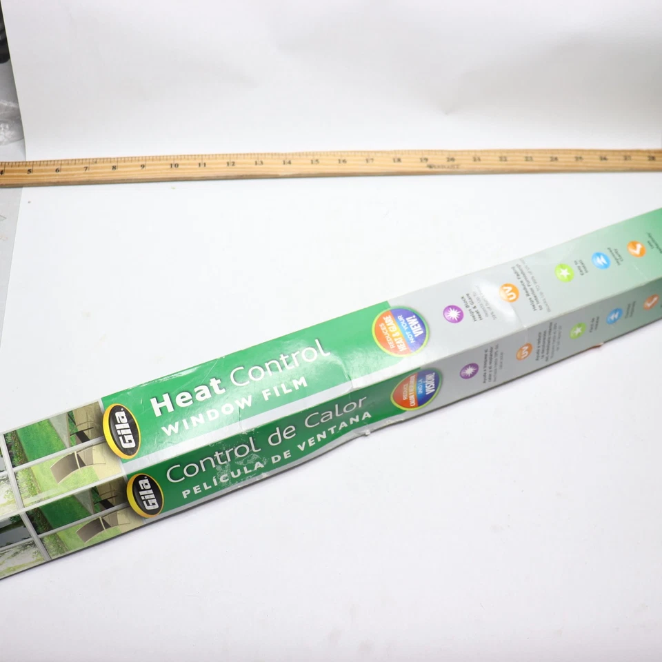 Gila Control de Calor 3 en 1 Adhesivo Residencial Hágalo Usted Mismo Película para Ventanas Gris 4' x 15'  Foto 1 de 4