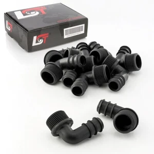 10x Winkel 20x3/4" Verbinder L-Stück 90°  Reduzierung Bewässerungssystem PE-Rohr - Picture 1 of 7