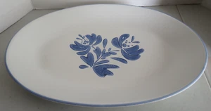 Pfaltzgraff Yorktowne - Blue & White - 14" Oval Serving Platter 16 #2 - Picture 1 of 5