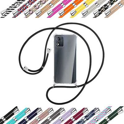 Collier (A) pour Motorola Moto E13 Coque avec cordon Bandoulière Etui - Photo 1/4