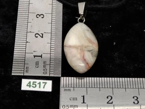 Pendentif AGATE CRAZY LACE + cordon reglable bijou original naturel pierre - Imagen 1 de 3