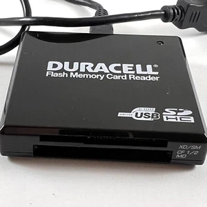 Duracell High Speed USB SD HC Card Reader Supports SD, Micro SD, MS - Picture 1 of 5