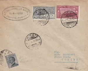 1926 I. Volo Trieste - Torino Aerogrammi n. 55 - Imagen 1 de 1