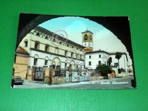 Cartolina Agrate Conturbia - Scuole Elementari 1960 ca. - Foto 1 di 1