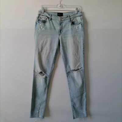 Pantalones de mezclilla súper ajustados Black Orchid Los Angeles para mujer azul cielo talla 28 Foto 1 de 4