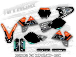 NitroMX Graphics Kit for KTM SX 125 250 380 400 1998 1999 2000 Decals Motocross - Picture 1 of 1