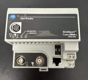 USED AB 1203-CN1 SERIES A CONTROLNET SCANPORT COMMUNICATION MODULE - Picture 1 of 6