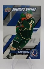 Kirill Kaprizov Rookie 2021 Upper Deck National Hockey Card Day #USA-5 Wild!