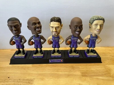 2003 Sacramento Kings Bobblehead  Turkoglu, Jackson, Clark, Wallace, Pollard - Image 1 of 4