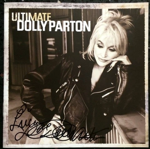 Dolly Parton Signed In Person ULTIMATE CD Cover - Authentic, RARE Cover