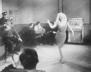 Curvaceous Blonde Dancing Rockola Jukebox Professional Photo Lab Reprint 2 - Picture 1 of 1