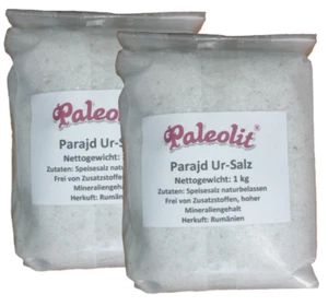 2 x 1kg Paleolit Parajd Speisesalz Ursalz naturbelassen unbehandelt Parajdi-Salz - Bild 1 von 4