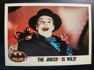 1989 Topps Batman GLOSSY #93 The Joker Is Wild!