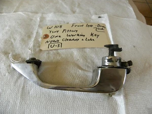 1969 Mercedes Benz W108 W109 Front Left Driver's Door Exterior Handle With Key u - Picture 1 of 15
