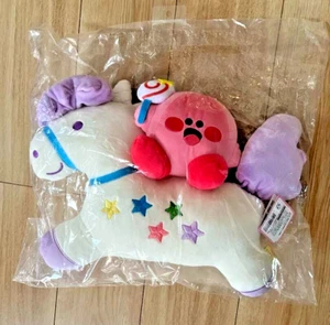 NADADOR x KIRBY Cojín Muñeca de Peluche Dream Land Unicornio Troquelado Anime Japón Nuevo - Imagen 1 de 12