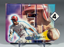 2000 Fleer Tradition Ten-4 #TF6 Juan Gonzalez  Die Cut Insert Card