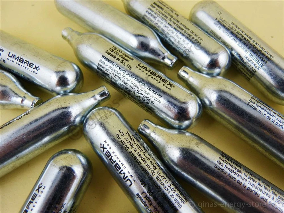 200 x Umarex Co2 12g Kapseln für Gotcha, Paintball Softair Premiumkapseln NEU
