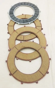 FOR ENFIELD BULLET MOTORCYCLE BIKE 4 SPEED CLUTCH PLATE FRICTION KIT  # 597050 - Picture 1 of 3